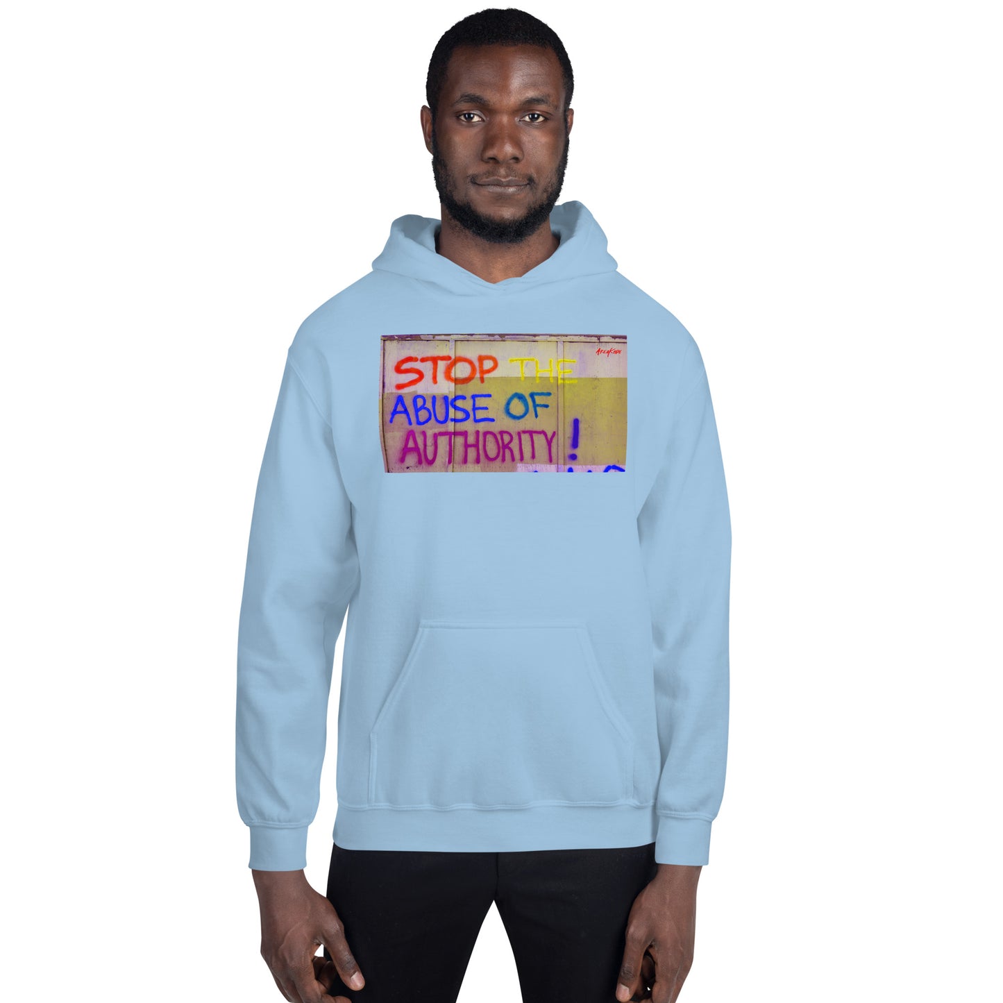 STOP ABUSE OF AUTHORITY Hoodie (unisex)