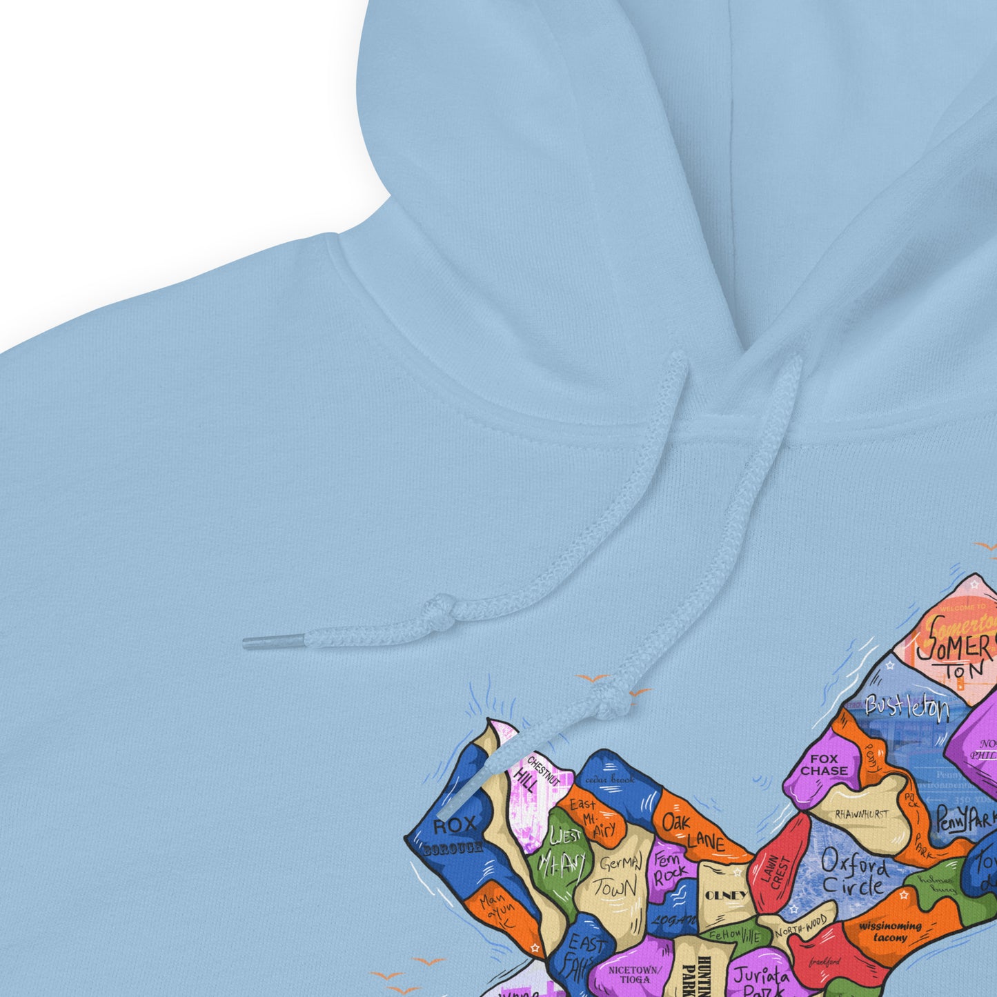 Philly Map Hoodie (unisex)