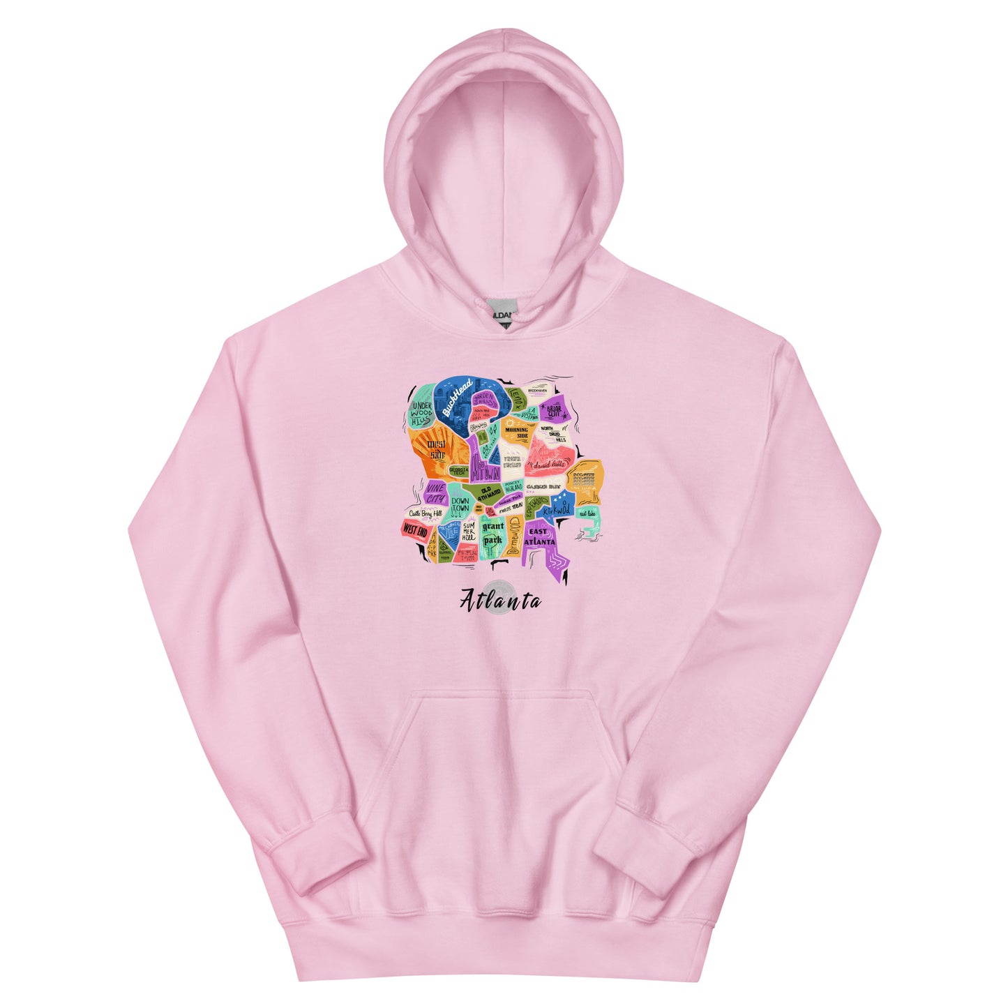 ATL map Hoodie (unisex)