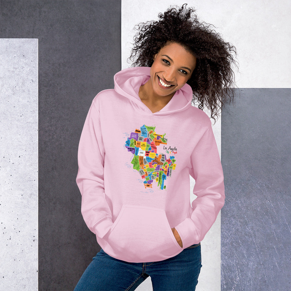 Los Angeles Map Hoodie (unisex)