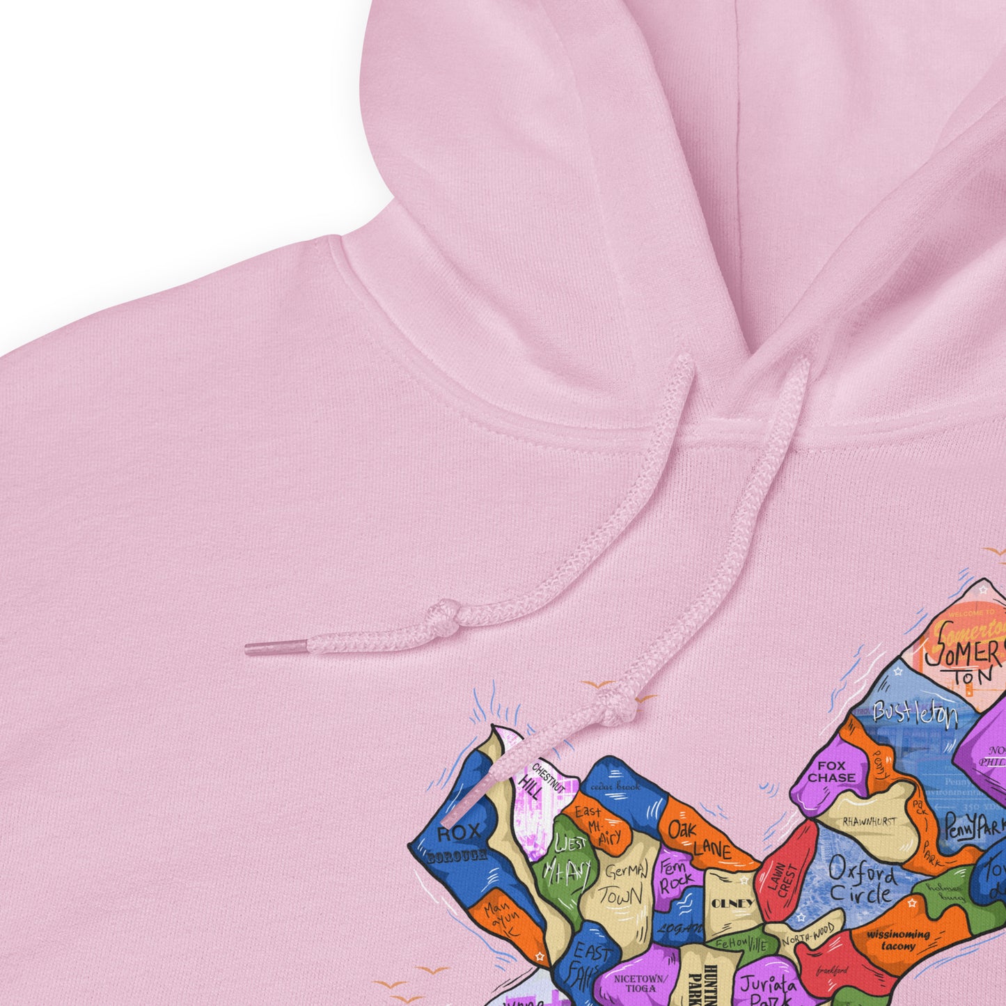 Philly Map Hoodie (unisex)