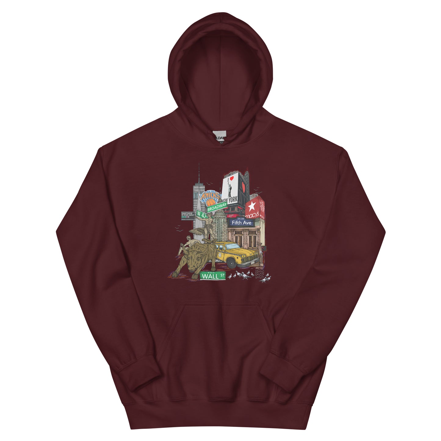 NYC graphic Hoodie (unisex)