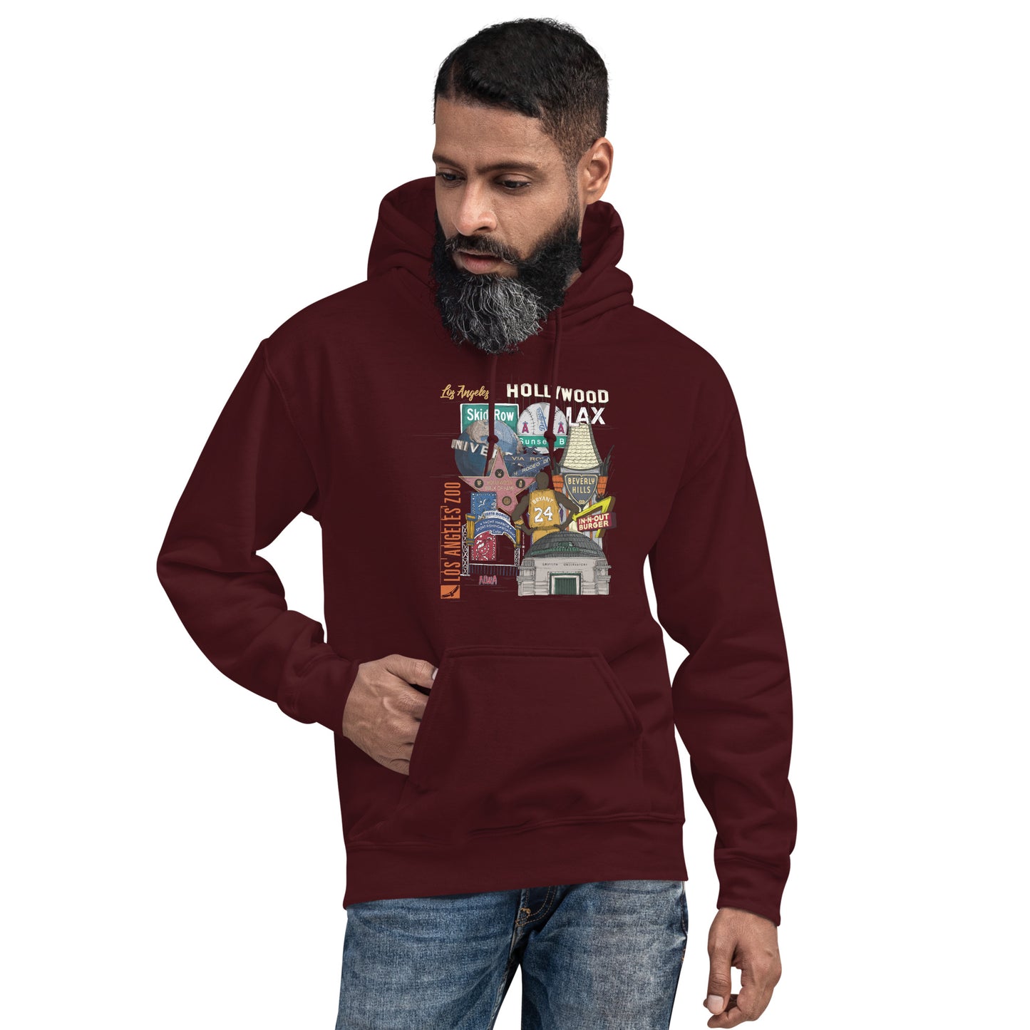 Los Angeles Graphic Hoodie (unisex)