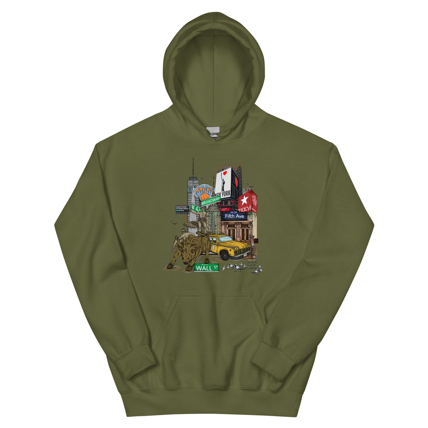 NYC graphic Hoodie (unisex)