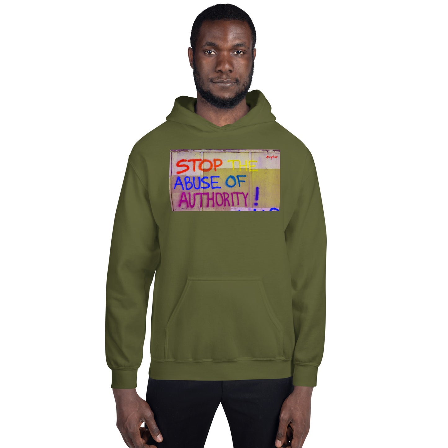 STOP ABUSE OF AUTHORITY Hoodie (unisex)