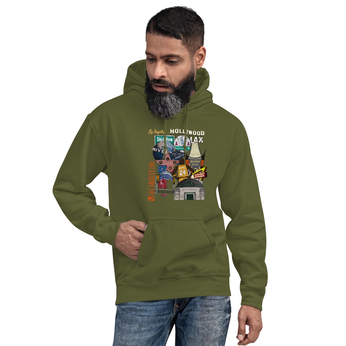 Los Angeles Graphic Hoodie (unisex)