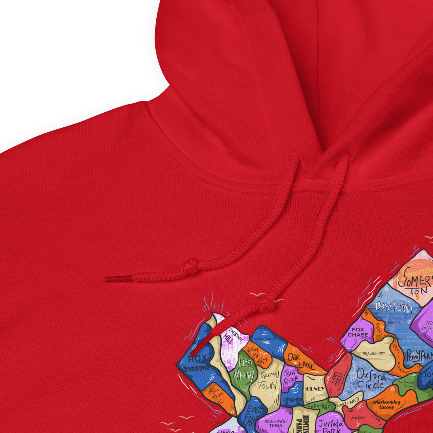Philly Map Hoodie (unisex)