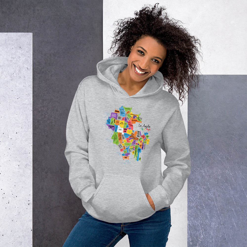 Los Angeles Map Hoodie (unisex)