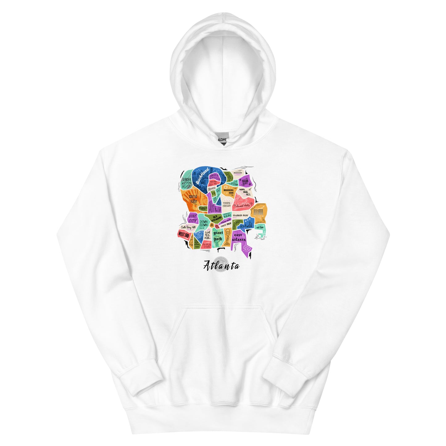 ATL map Hoodie (unisex)