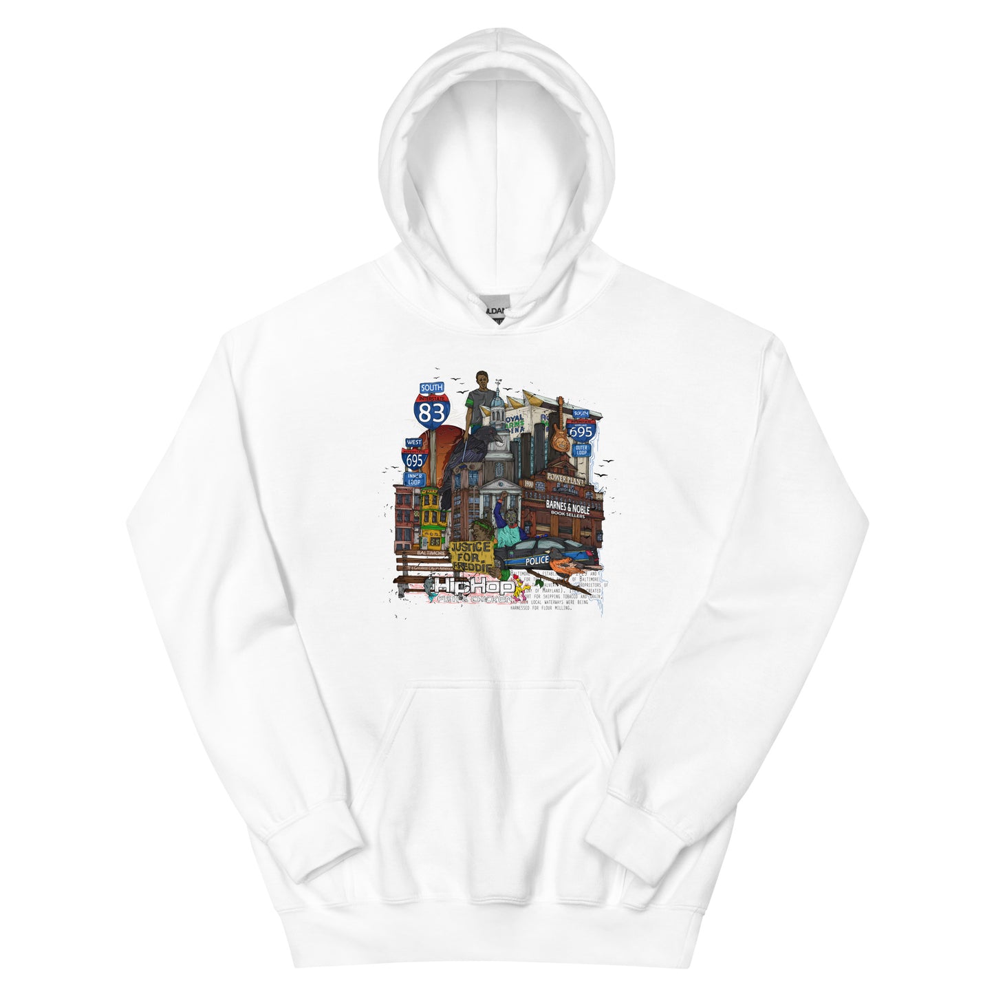 Baltimore graphic Hoodie (unisex)