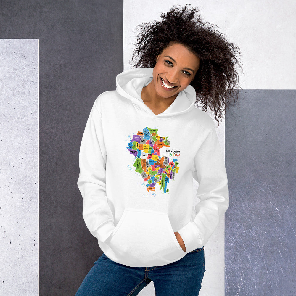 Los Angeles Map Hoodie (unisex)