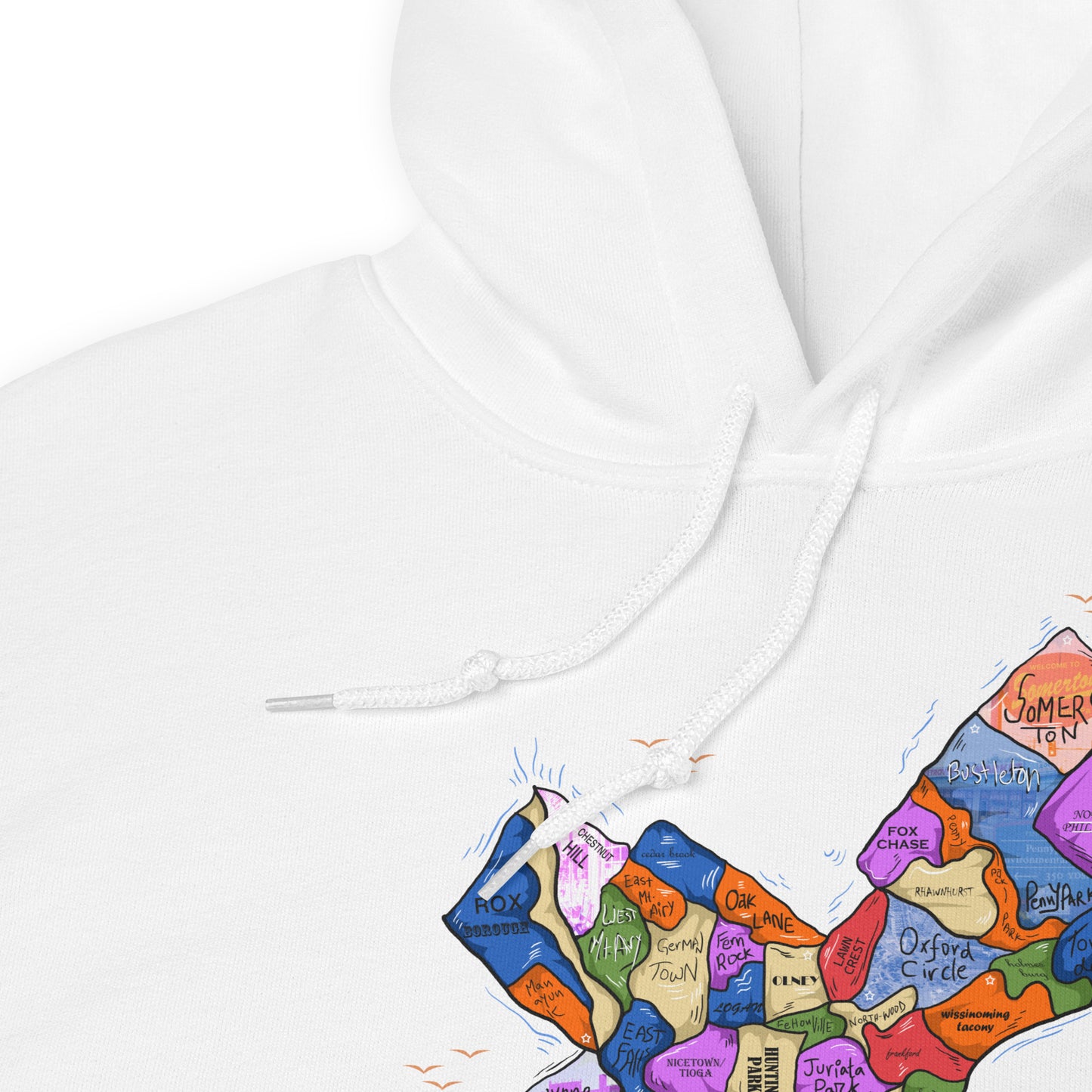 Philly Map Hoodie (unisex)