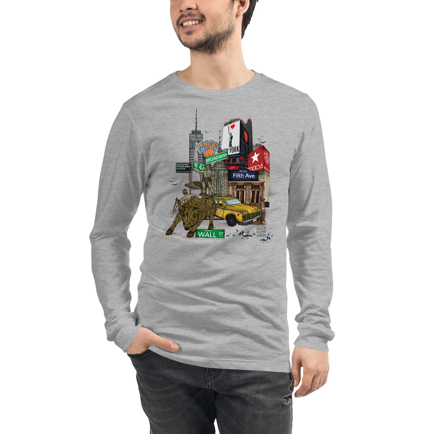 NYC Long Sleeve Tee (unisex)