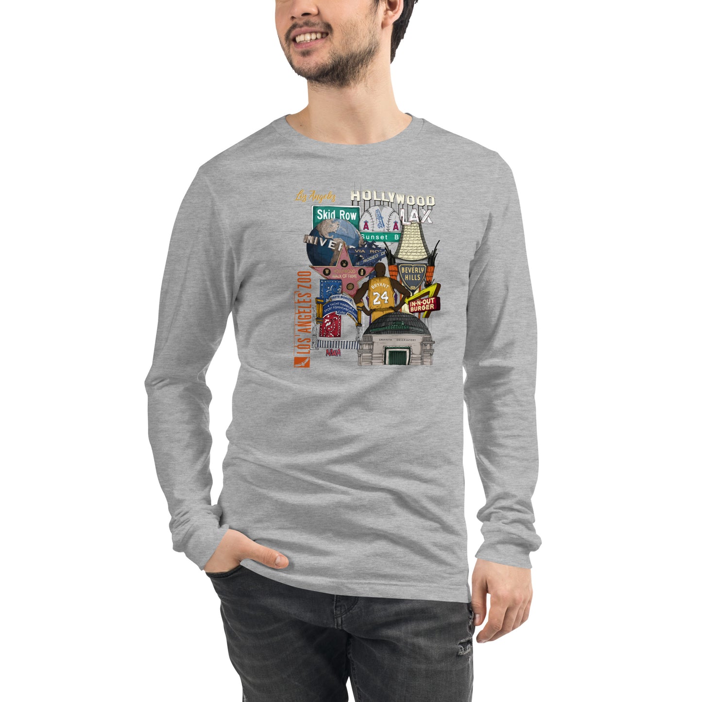 Los Angeles Graphic Long Sleeve Tee (unisex)