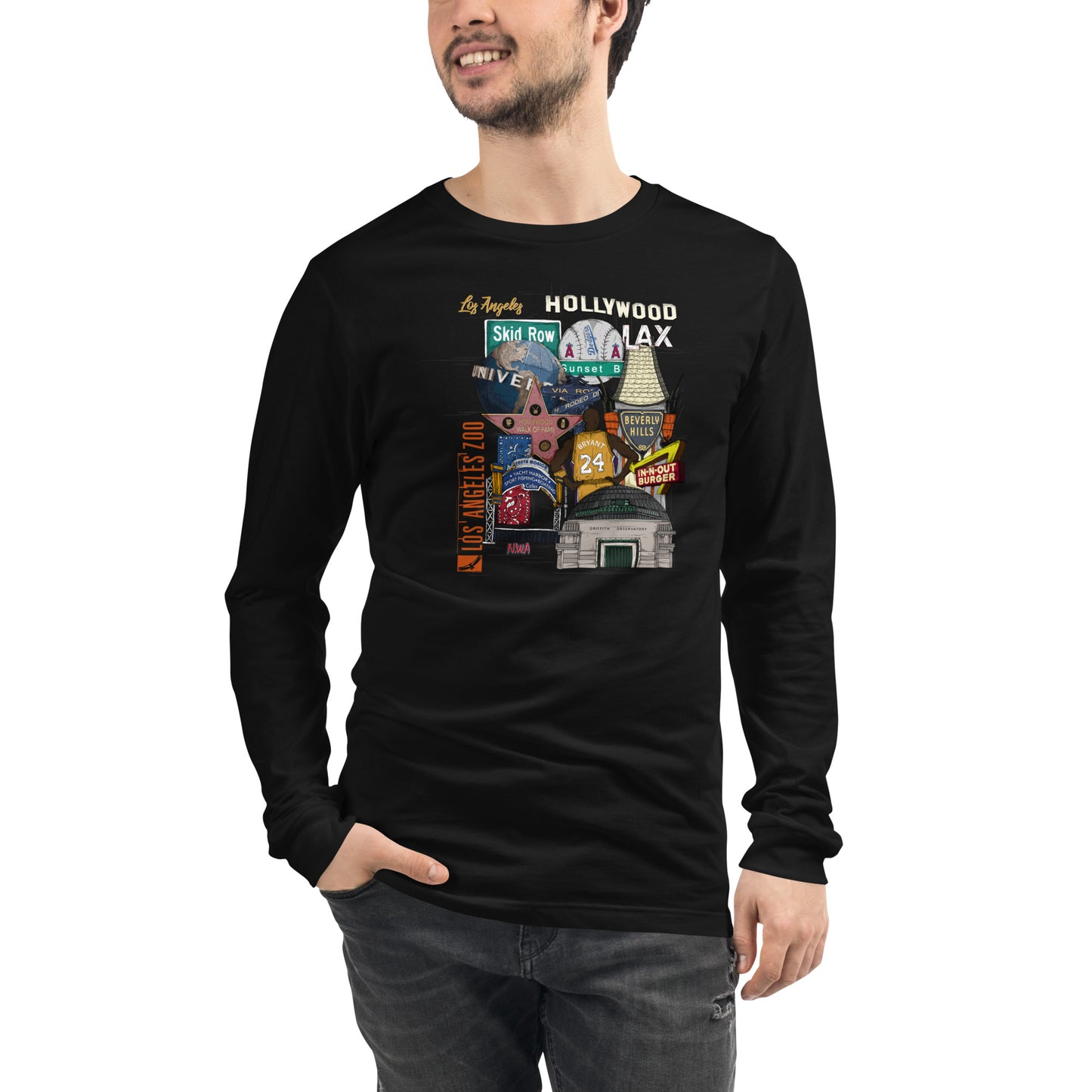 Los Angeles Graphic Long Sleeve Tee (unisex)