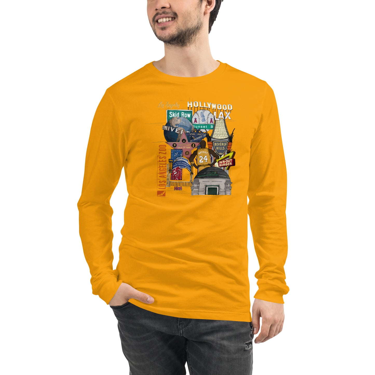 Los Angeles Graphic Long Sleeve Tee (unisex)