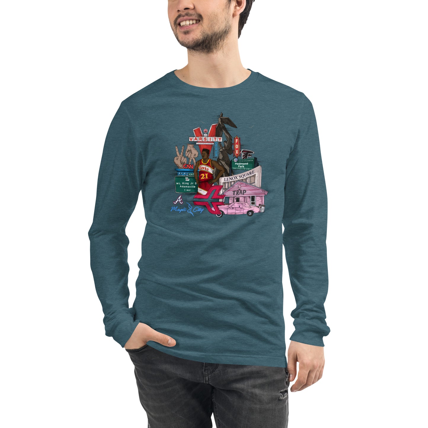 ATL graphic Long Sleeve Tee (unisex)