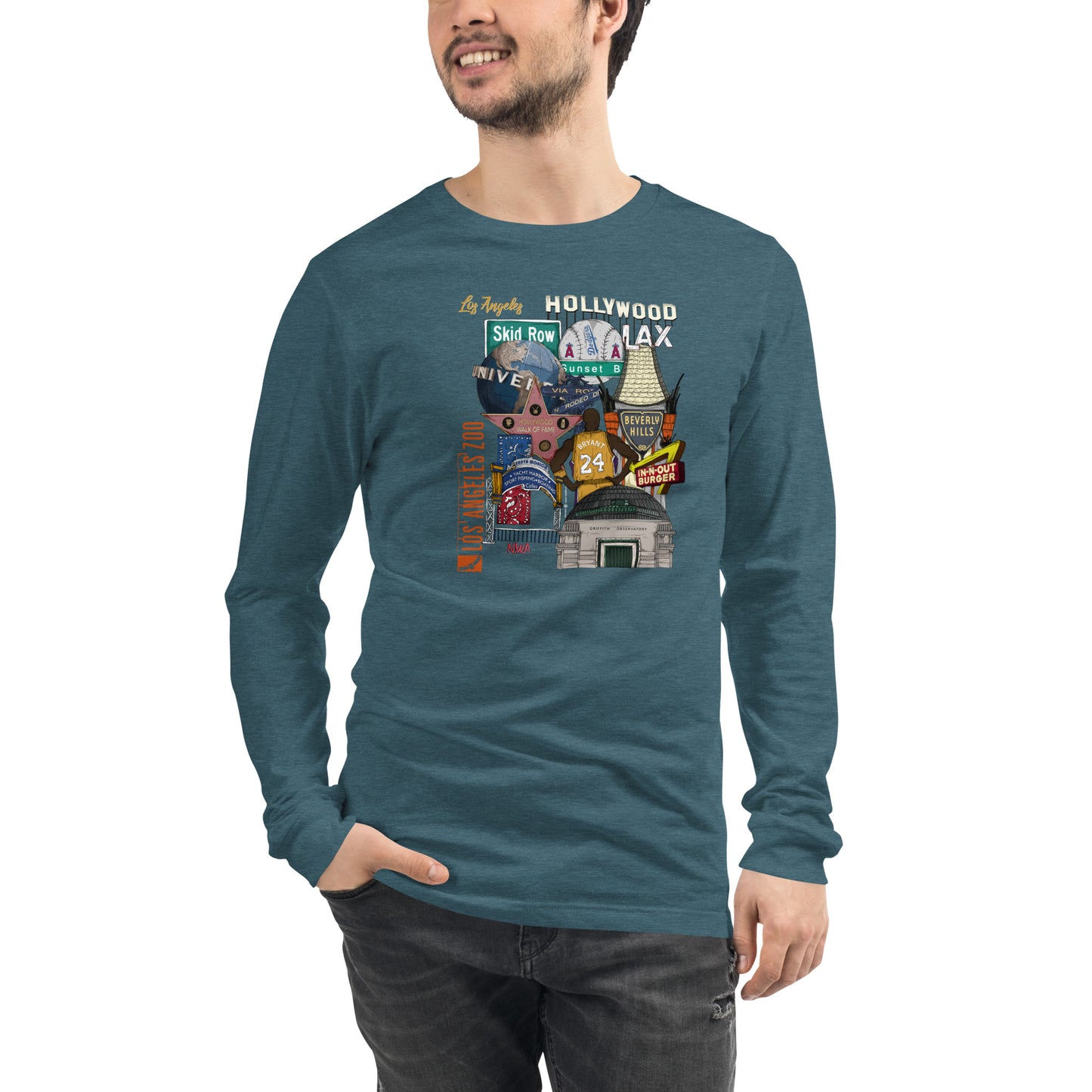 Los Angeles Graphic Long Sleeve Tee (unisex)