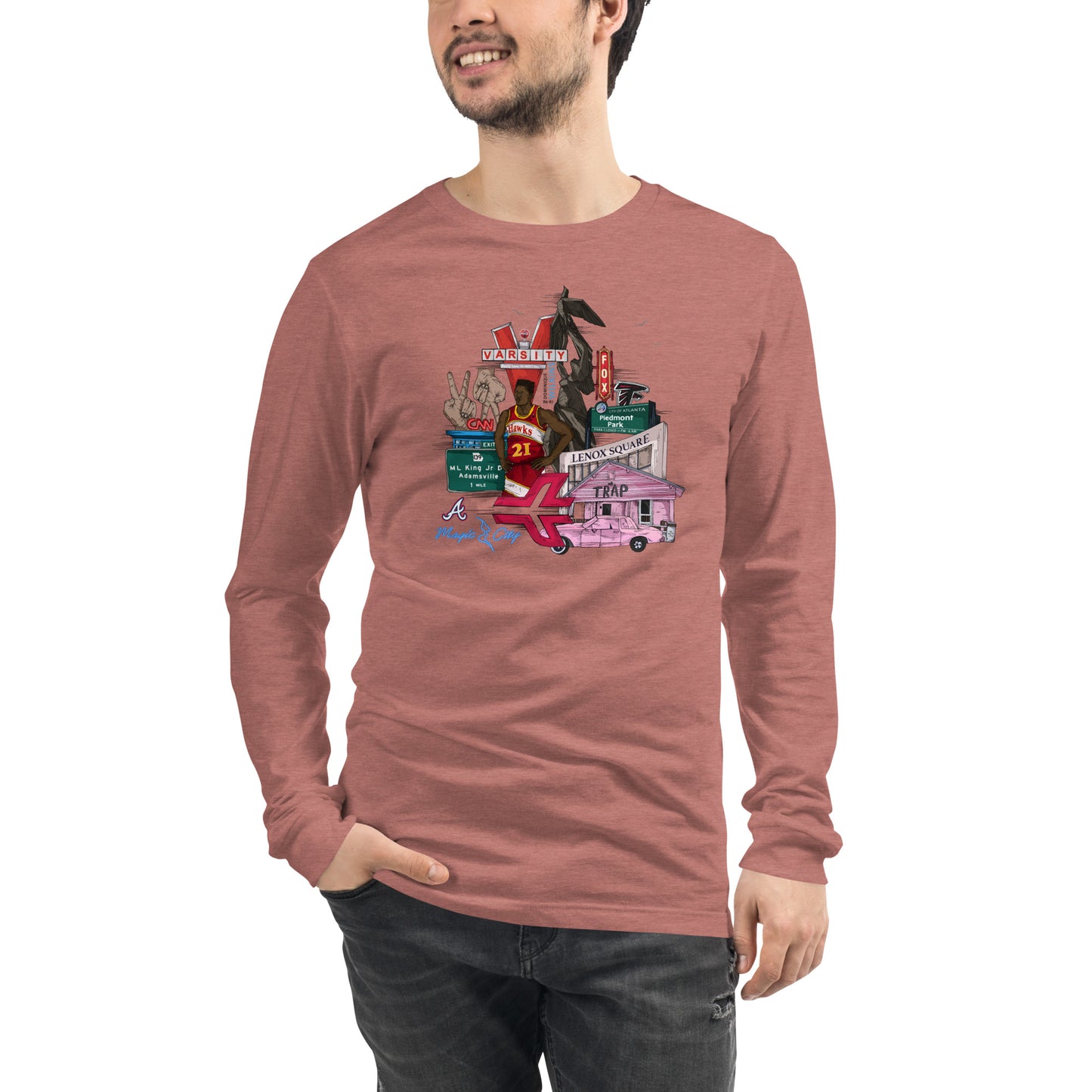 ATL graphic Long Sleeve Tee (unisex)