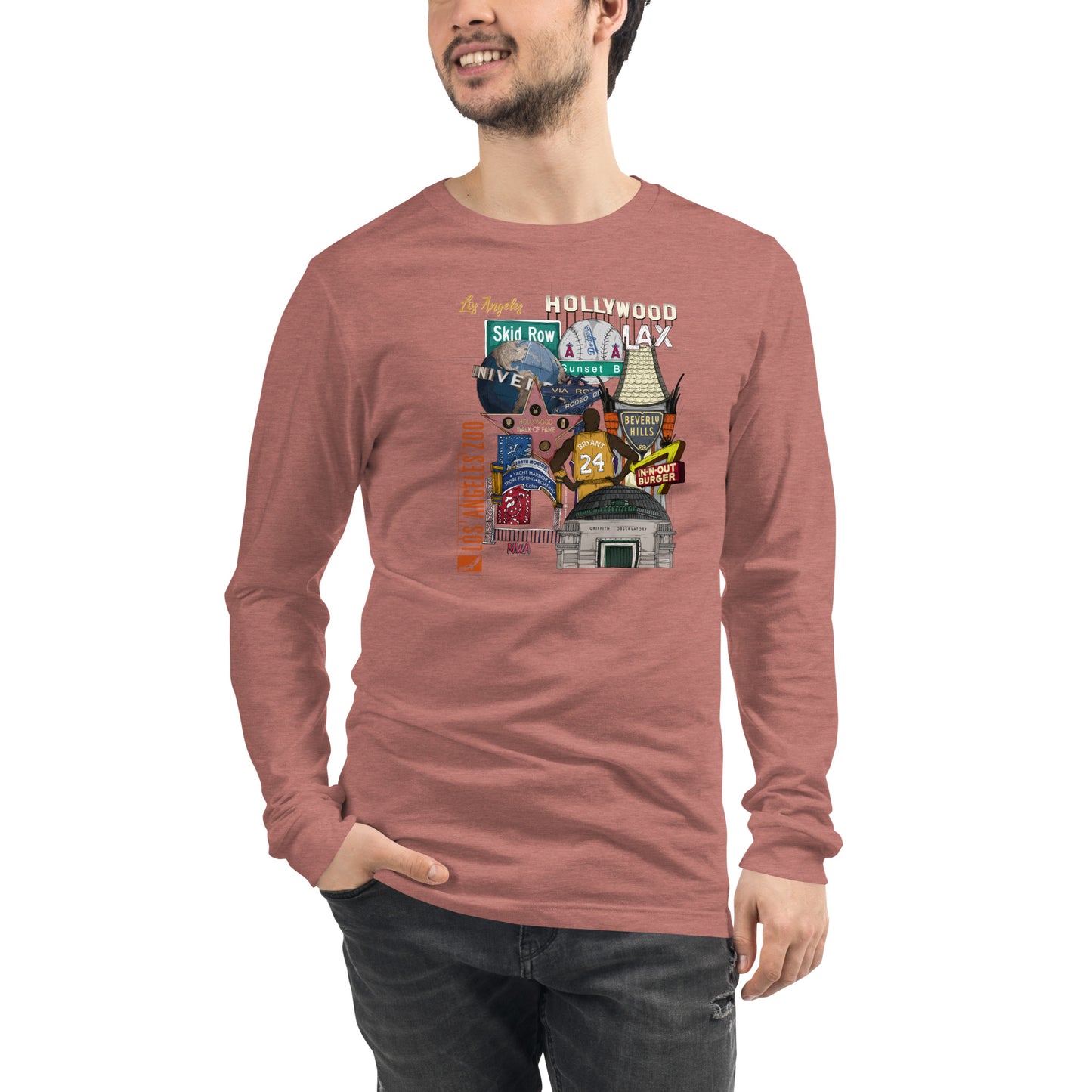 Los Angeles Graphic Long Sleeve Tee (unisex)
