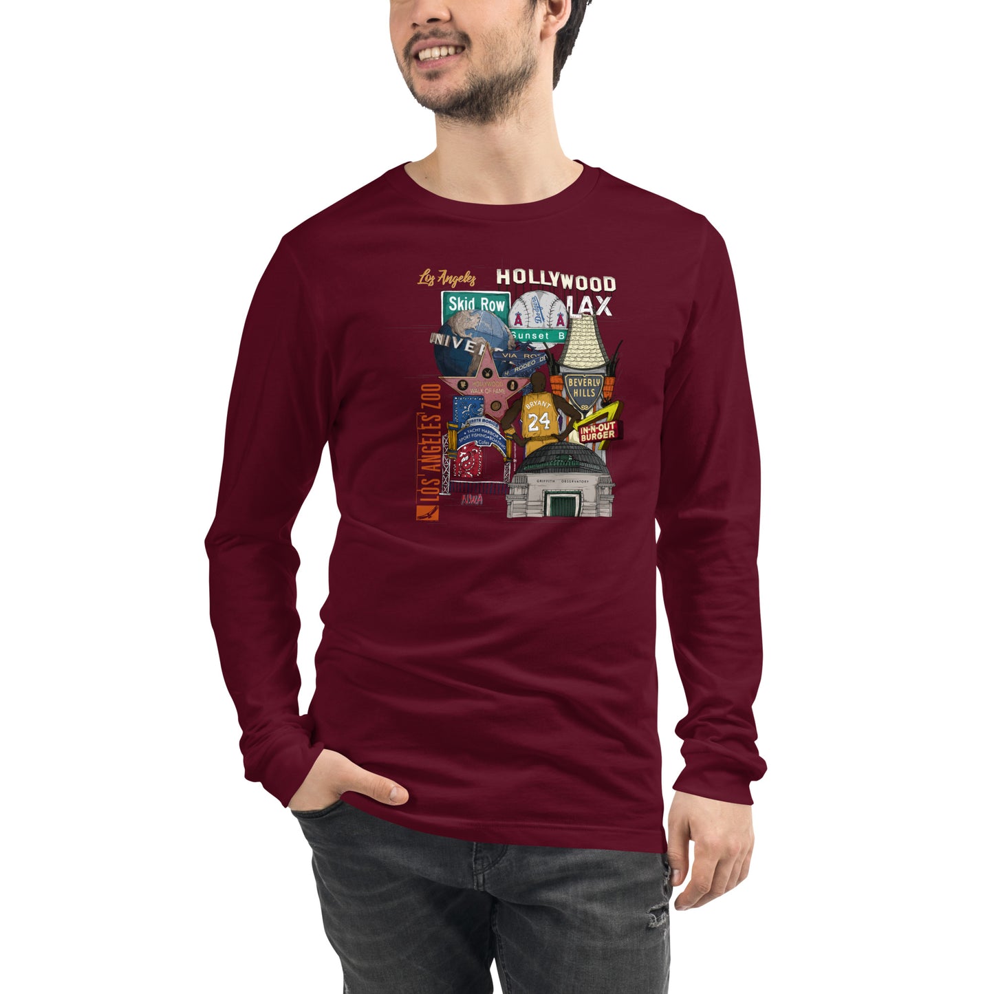 Los Angeles Graphic Long Sleeve Tee (unisex)