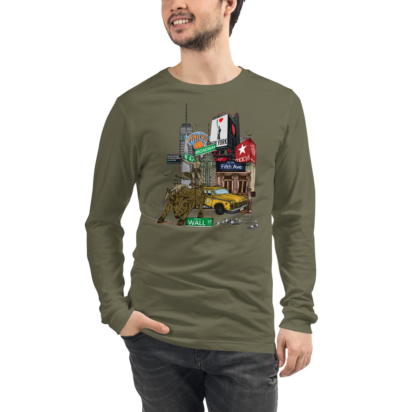NYC Long Sleeve Tee (unisex)