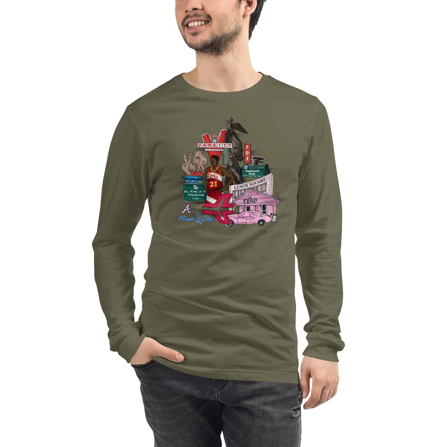 ATL graphic Long Sleeve Tee (unisex)
