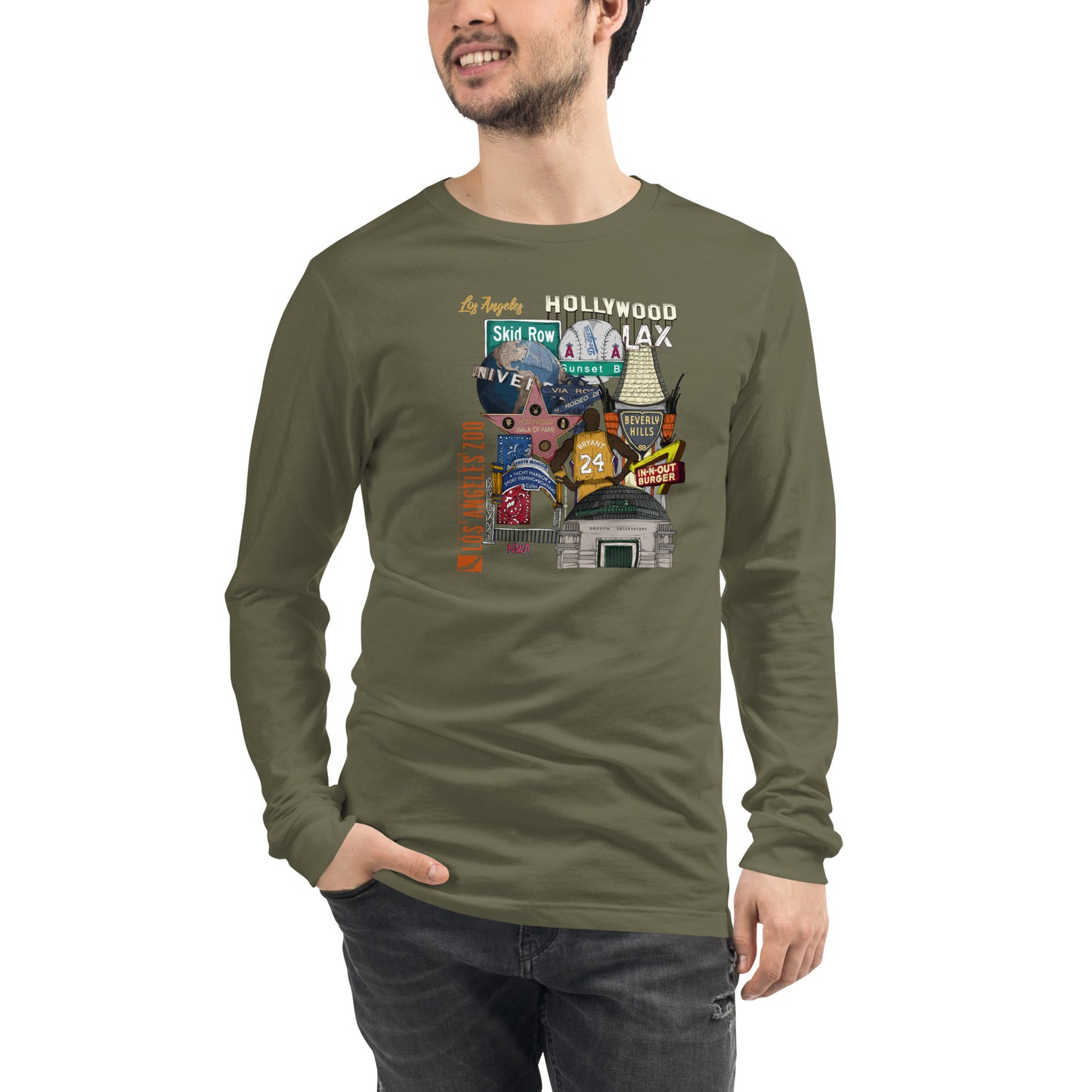 Los Angeles Graphic Long Sleeve Tee (unisex)
