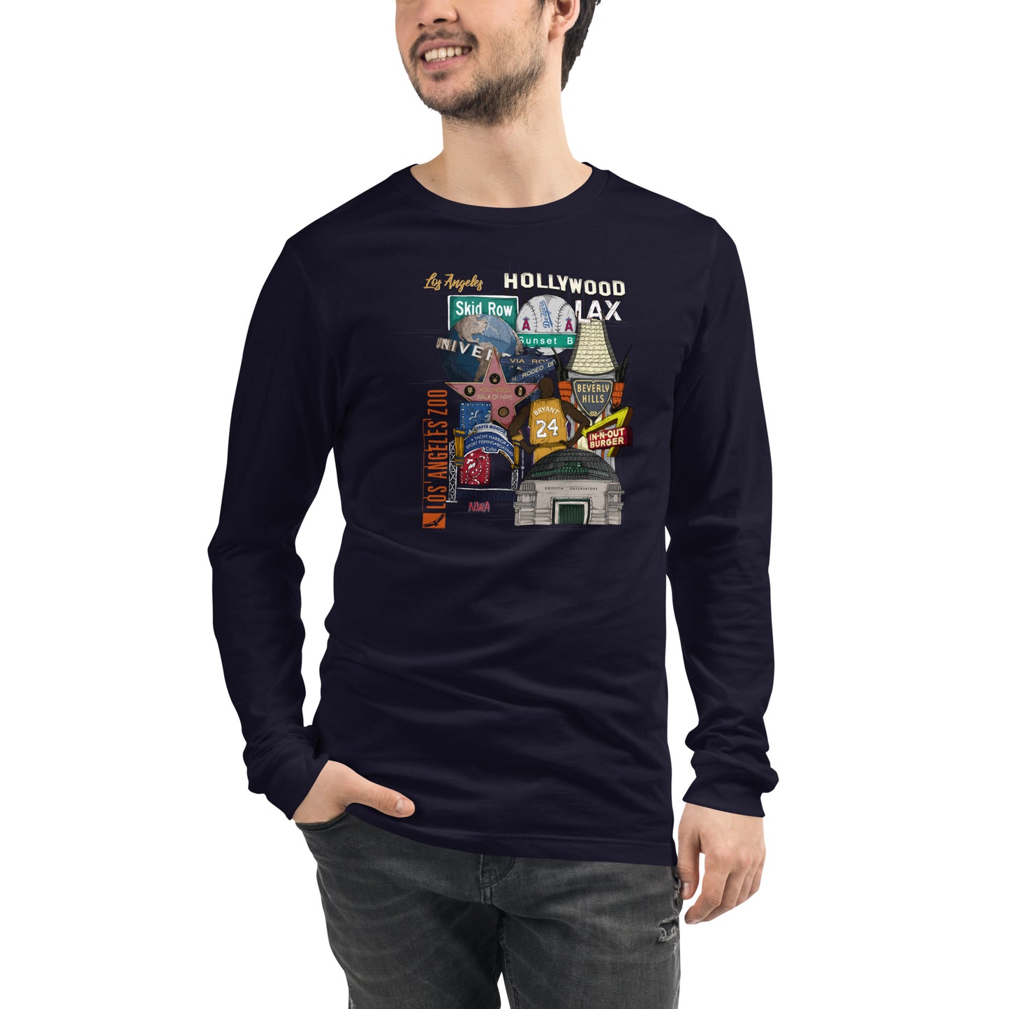 Los Angeles Graphic Long Sleeve Tee (unisex)