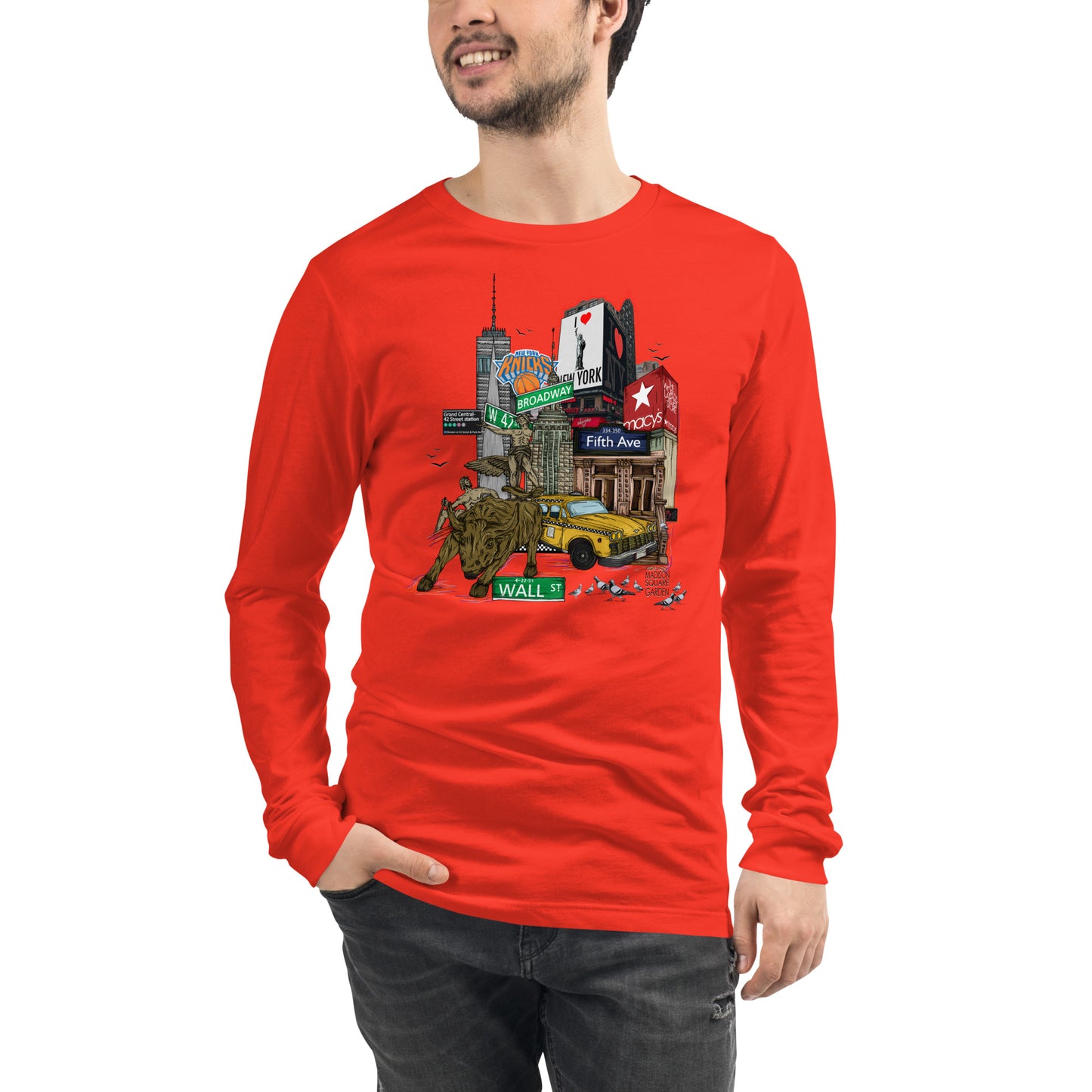 NYC Long Sleeve Tee (unisex)