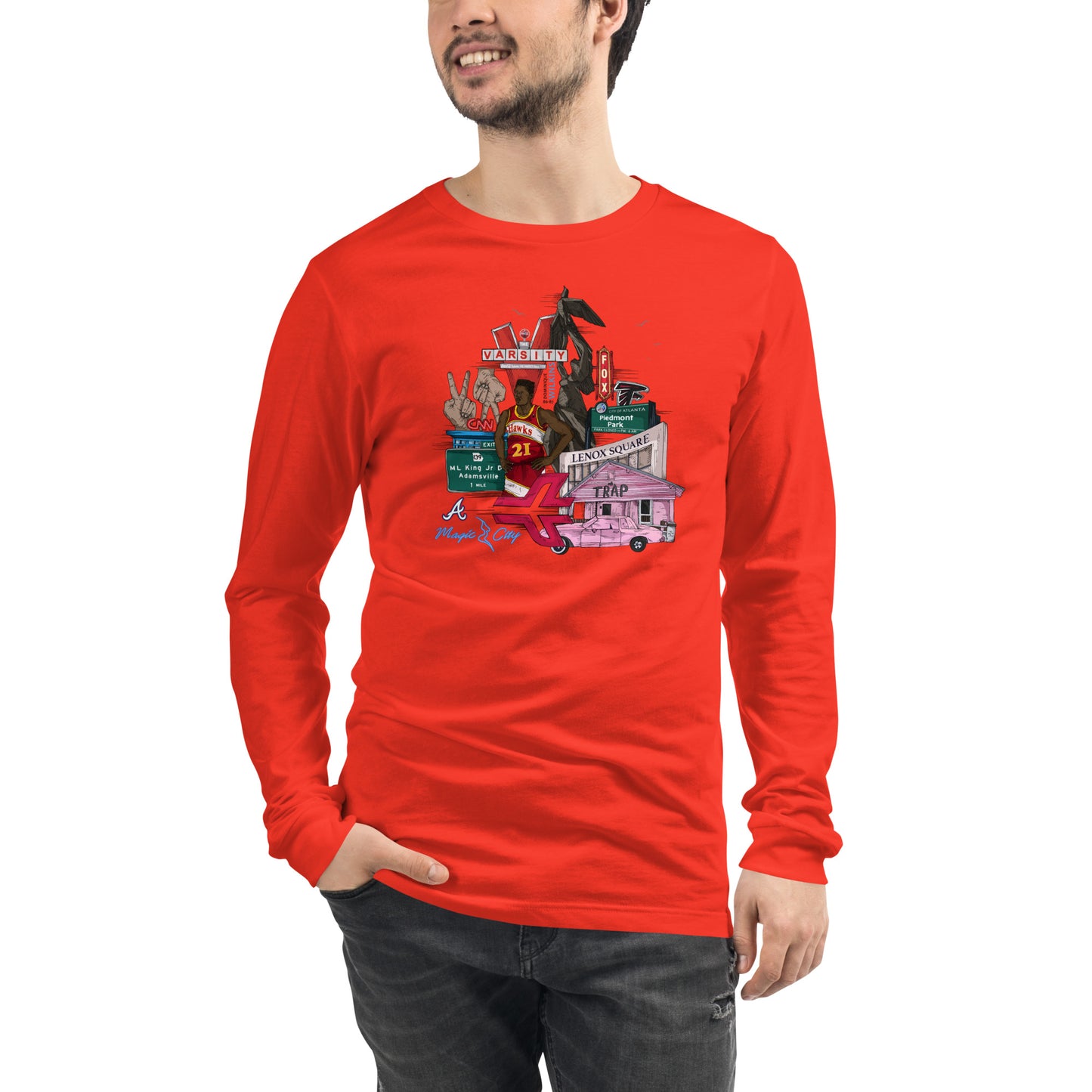 ATL graphic Long Sleeve Tee (unisex)