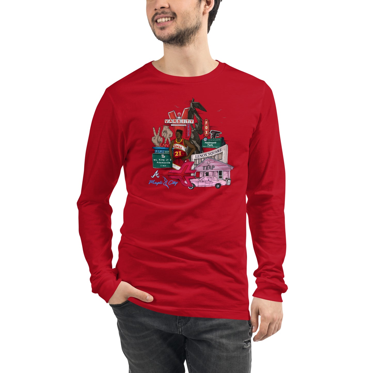 ATL graphic Long Sleeve Tee (unisex)