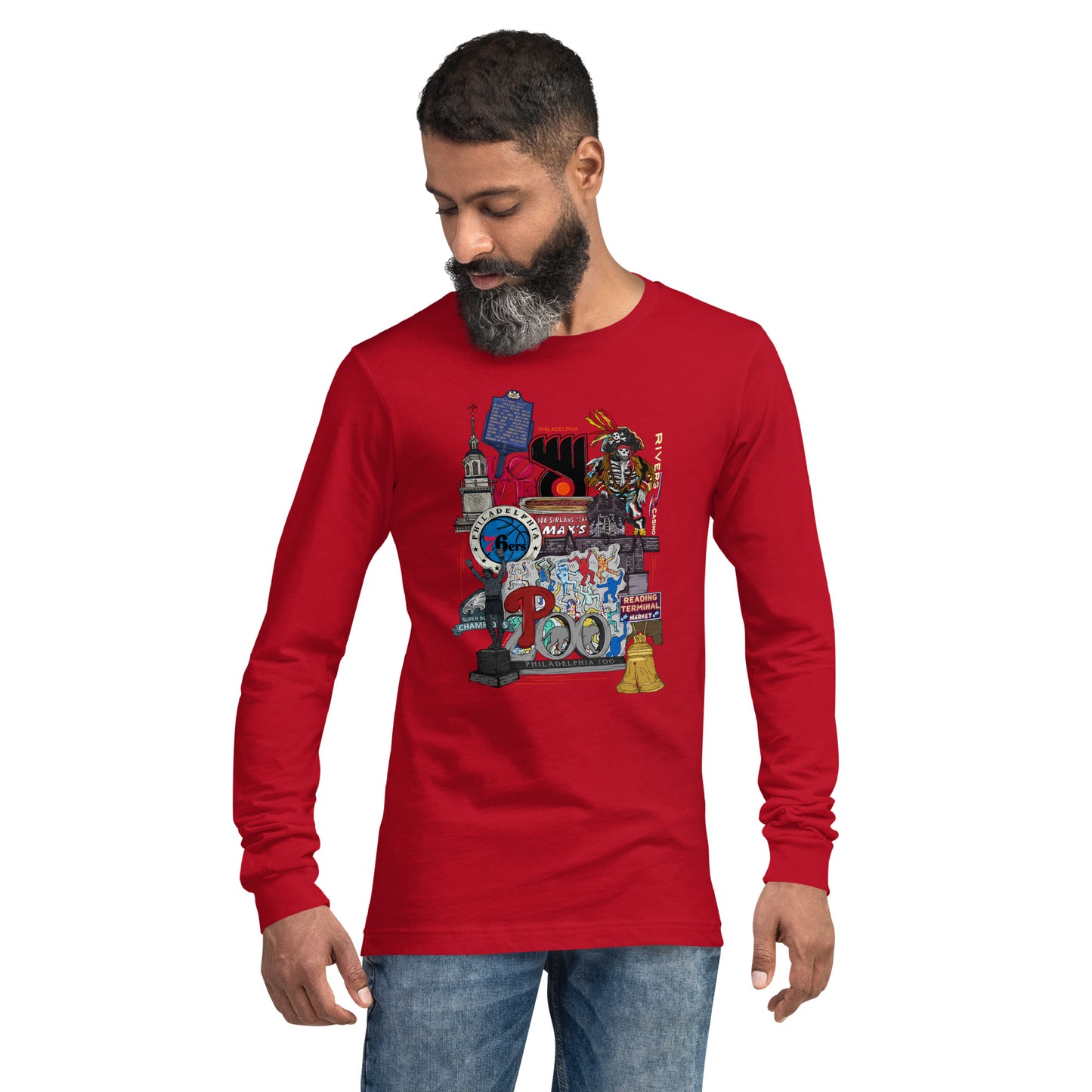 Philly Graphic Long Sleeve Tee (unisex)