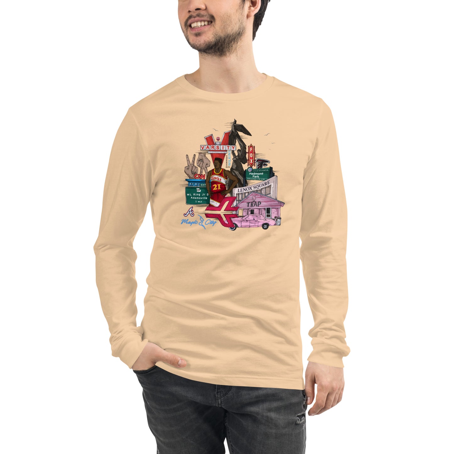 ATL graphic Long Sleeve Tee (unisex)