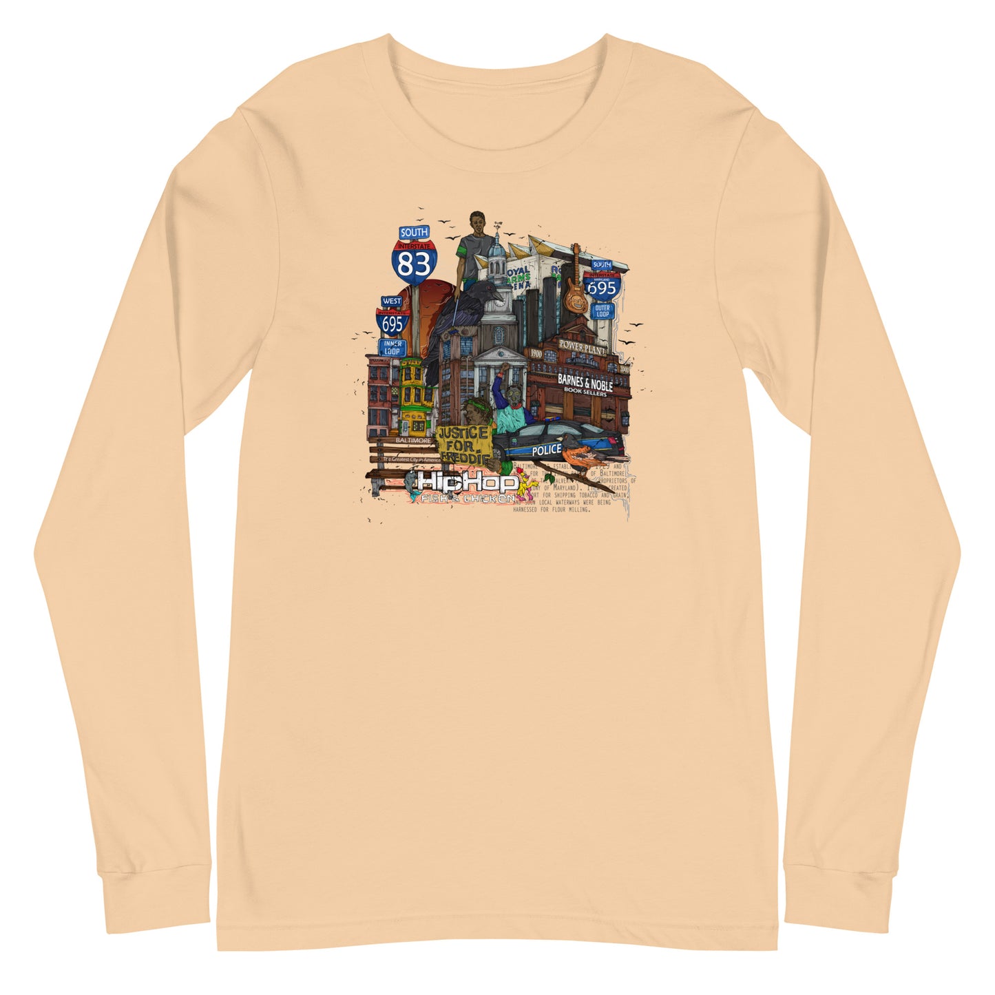 Baltimore Graphic Long Sleeve (unisex)