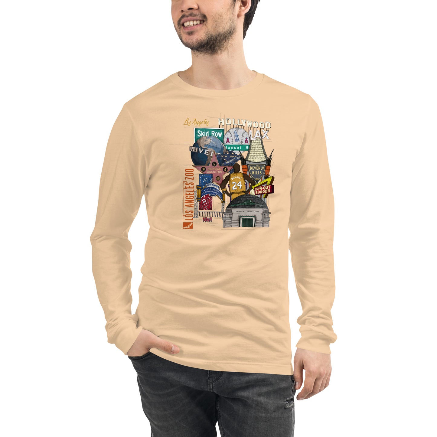 Los Angeles Graphic Long Sleeve Tee (unisex)