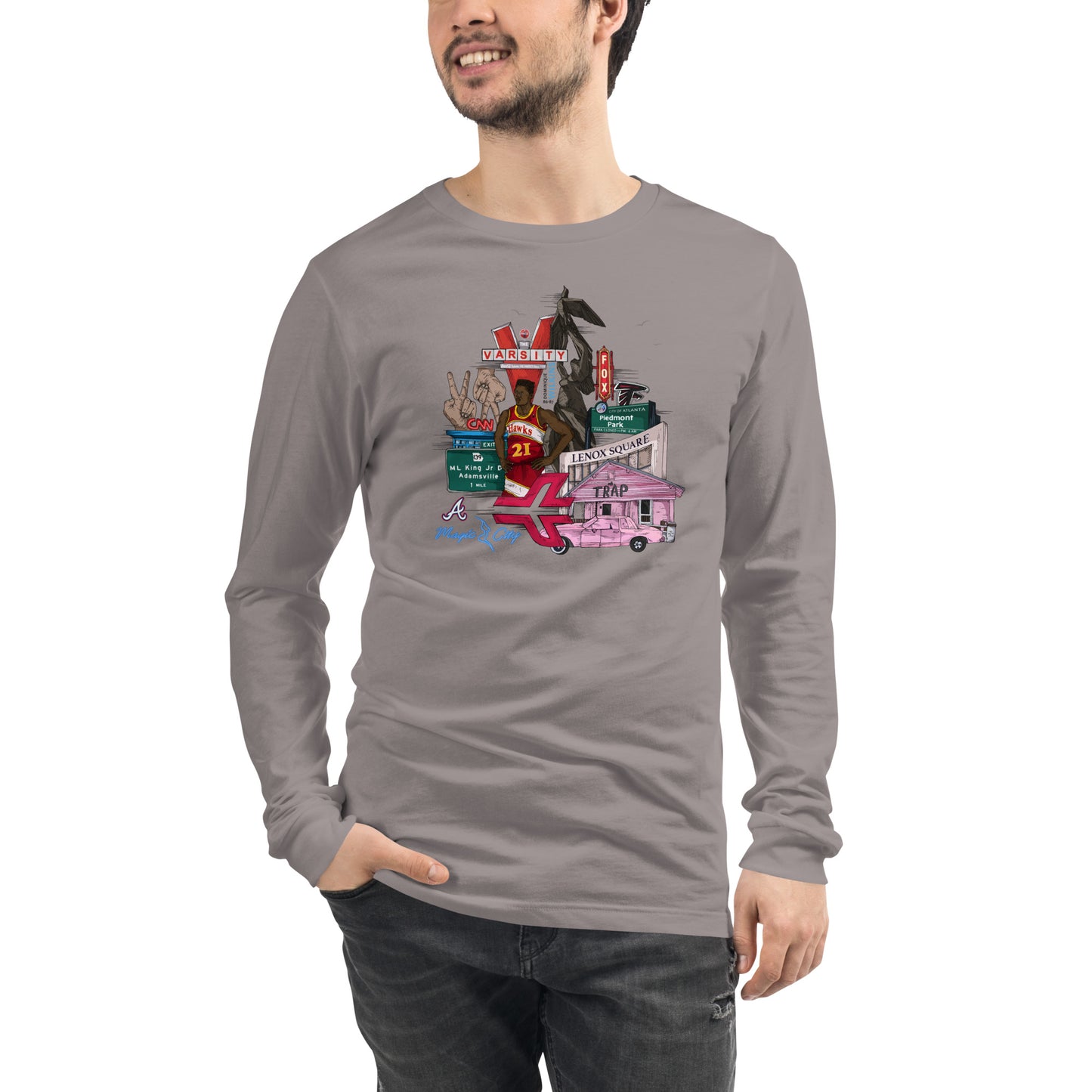 ATL graphic Long Sleeve Tee (unisex)