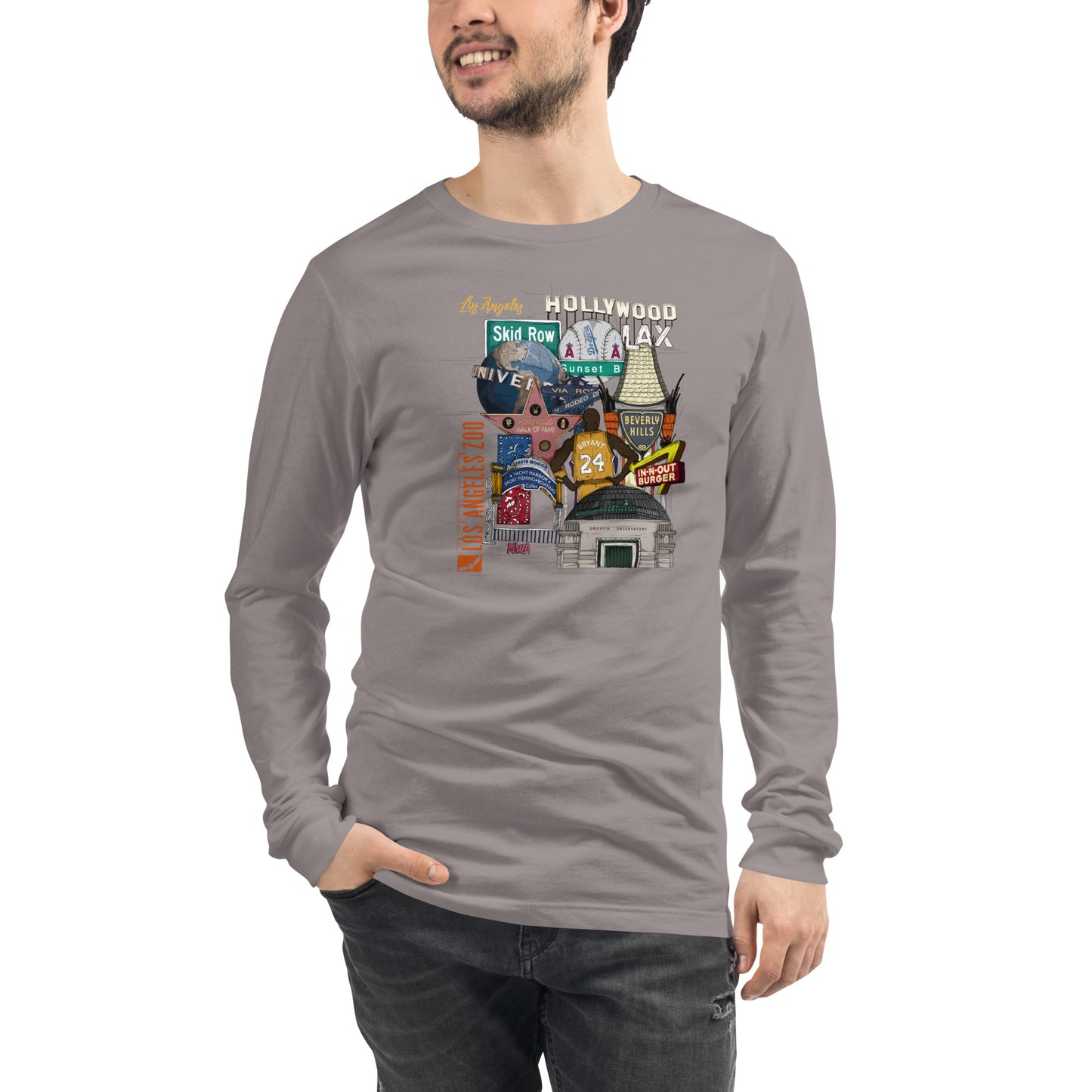 Los Angeles Graphic Long Sleeve Tee (unisex)