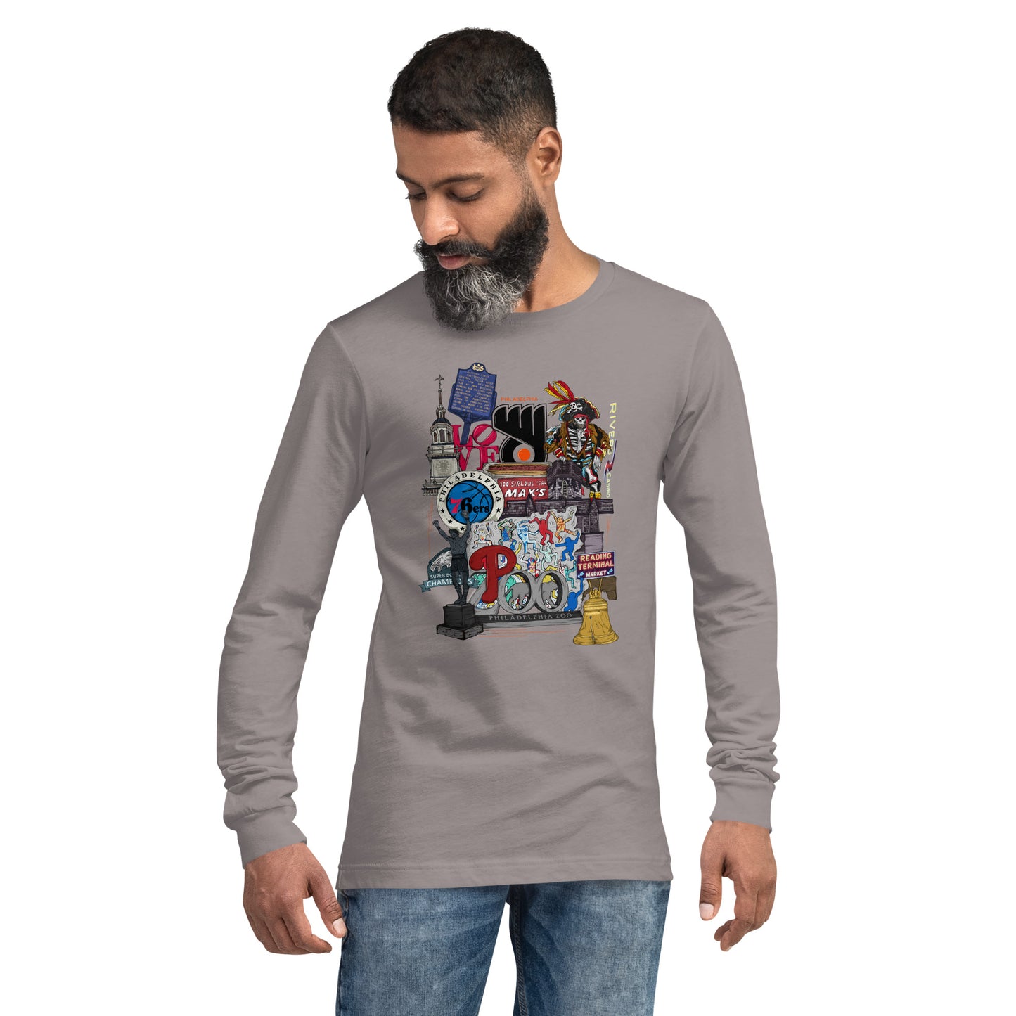 Philly Graphic Long Sleeve Tee (unisex)