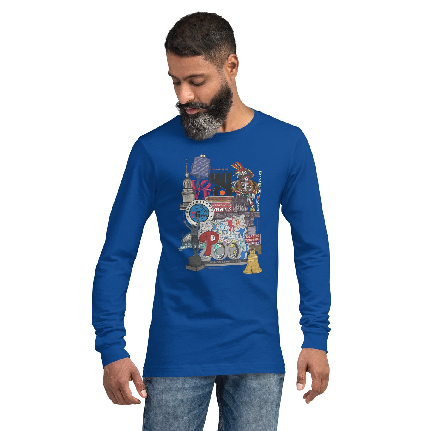 Philly Graphic Long Sleeve Tee (unisex)