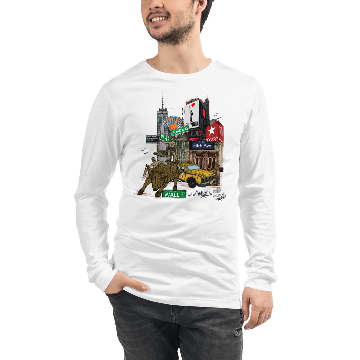 NYC Long Sleeve Tee (unisex)