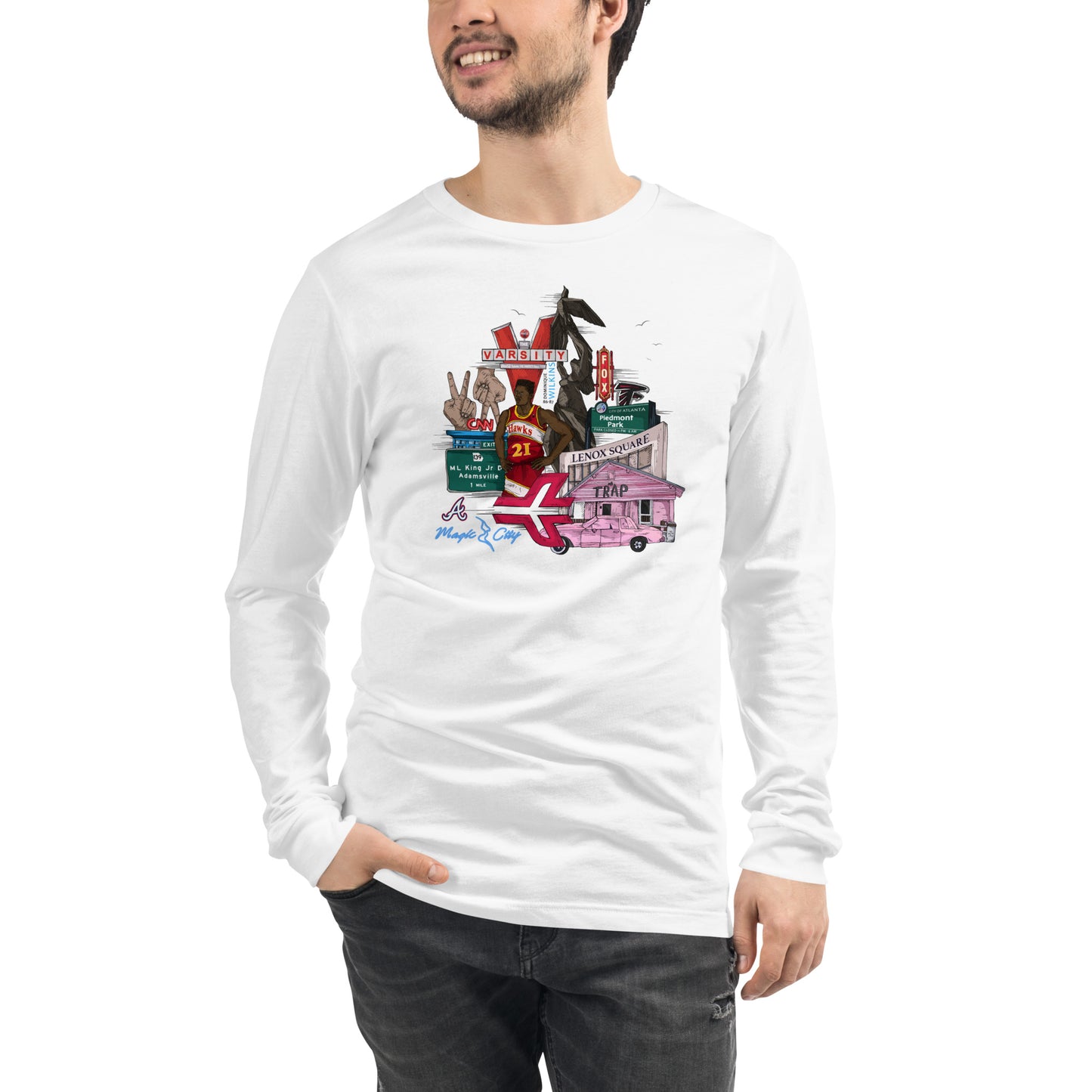 ATL graphic Long Sleeve Tee (unisex)