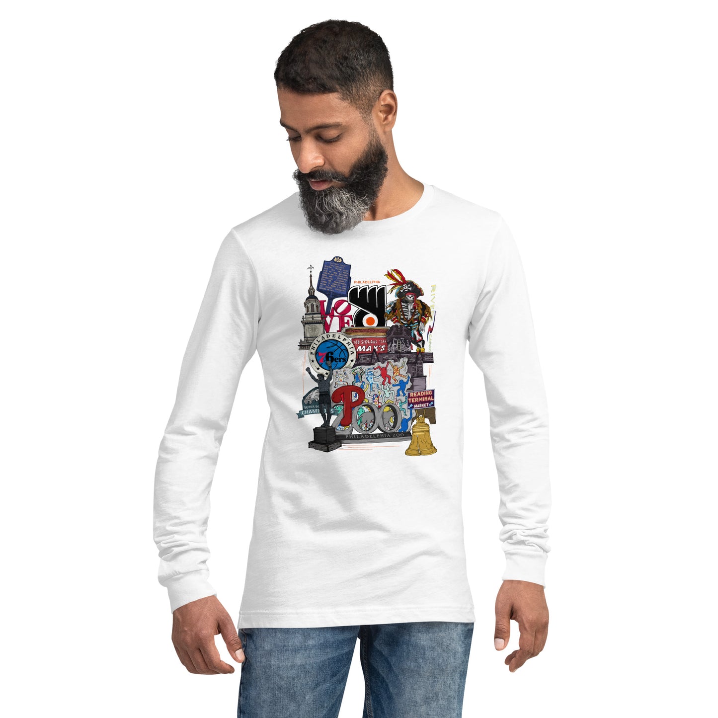 Philly Graphic Long Sleeve Tee (unisex)