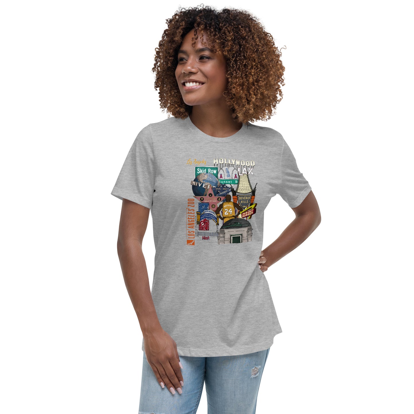 W| Los Angeles Graphic T Shirt