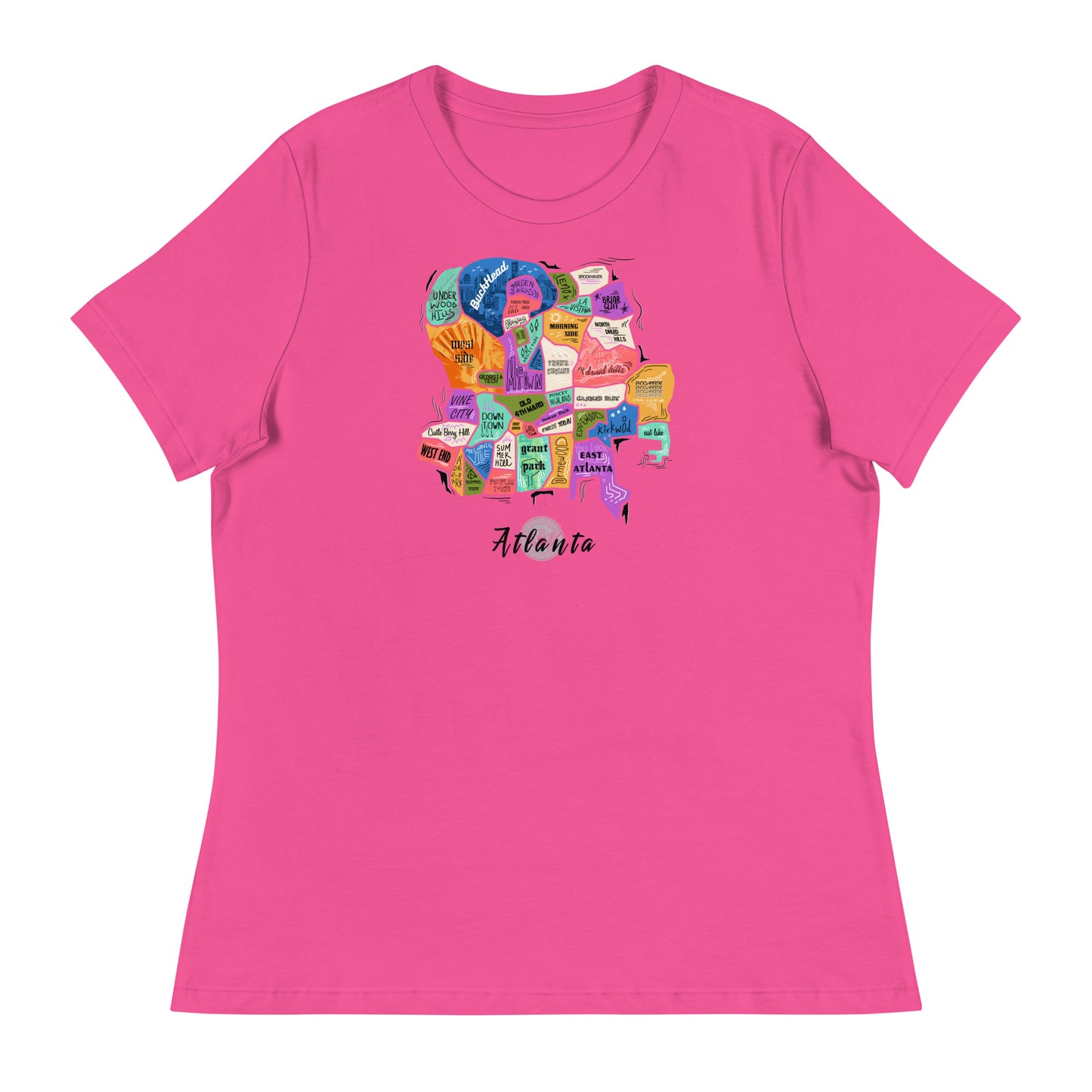 W| ATL Map T-shirt