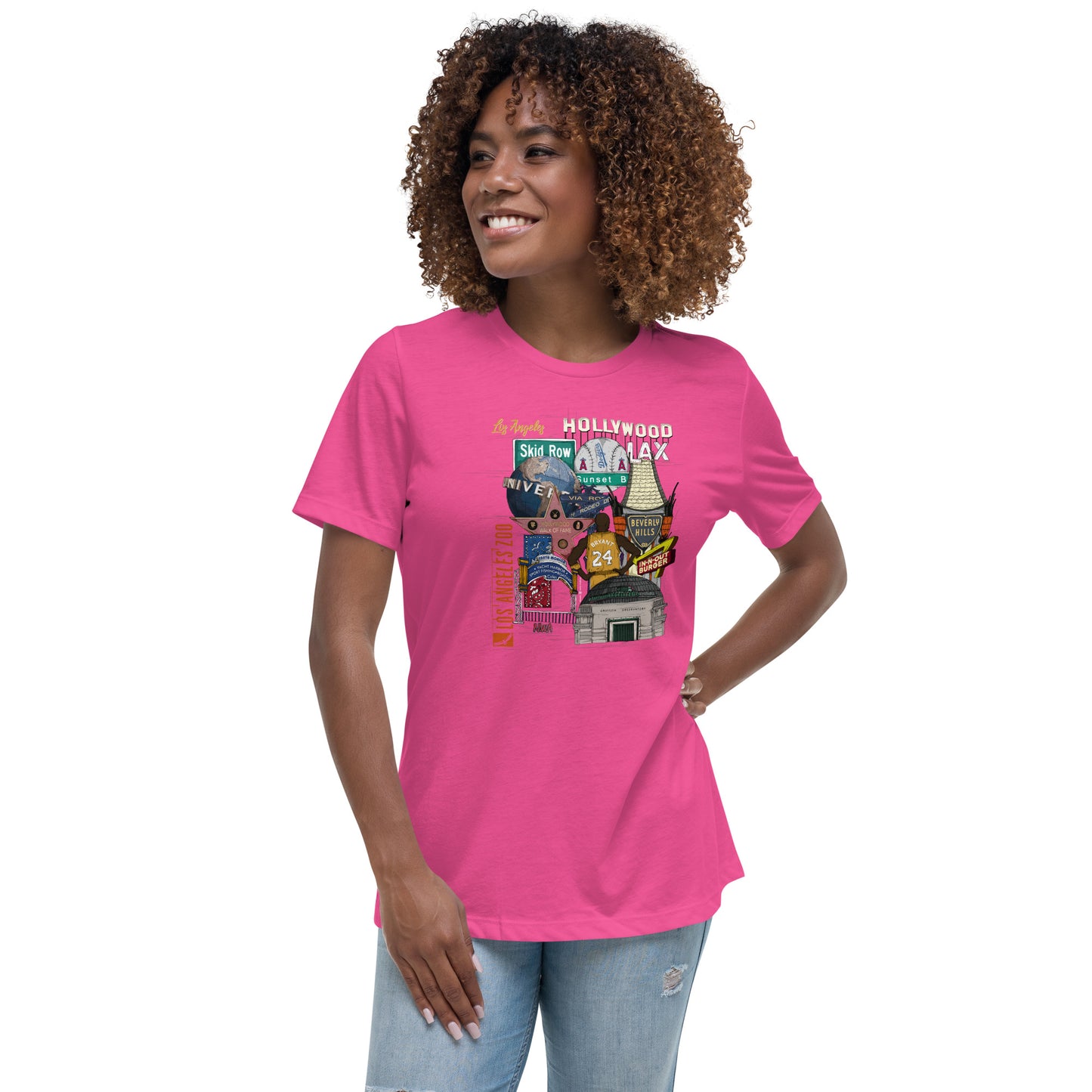 W| Los Angeles Graphic T Shirt