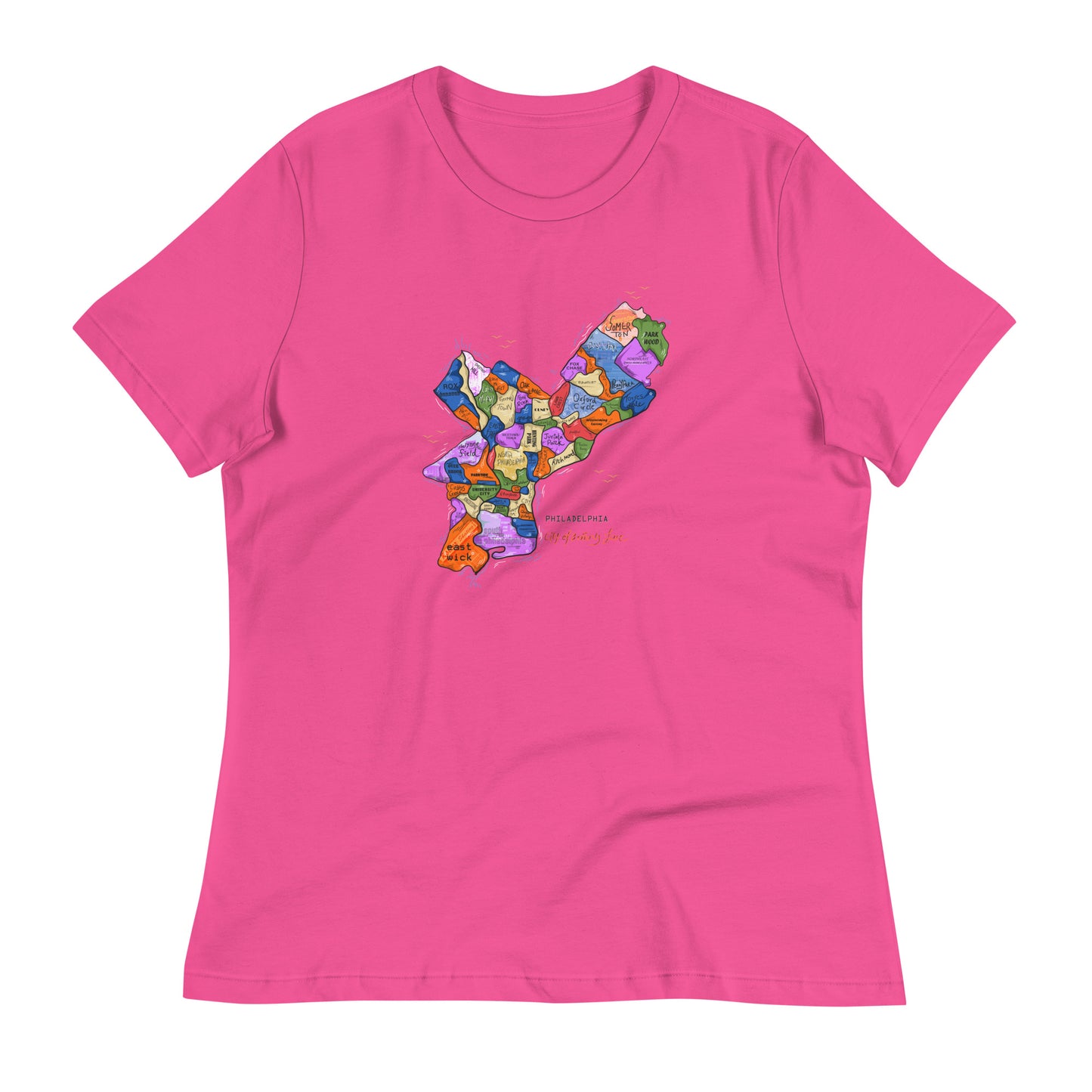 W| Philly Map T shirt