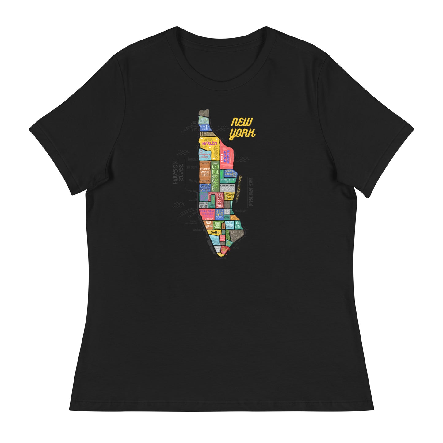 W| NYC Map T-Shirt