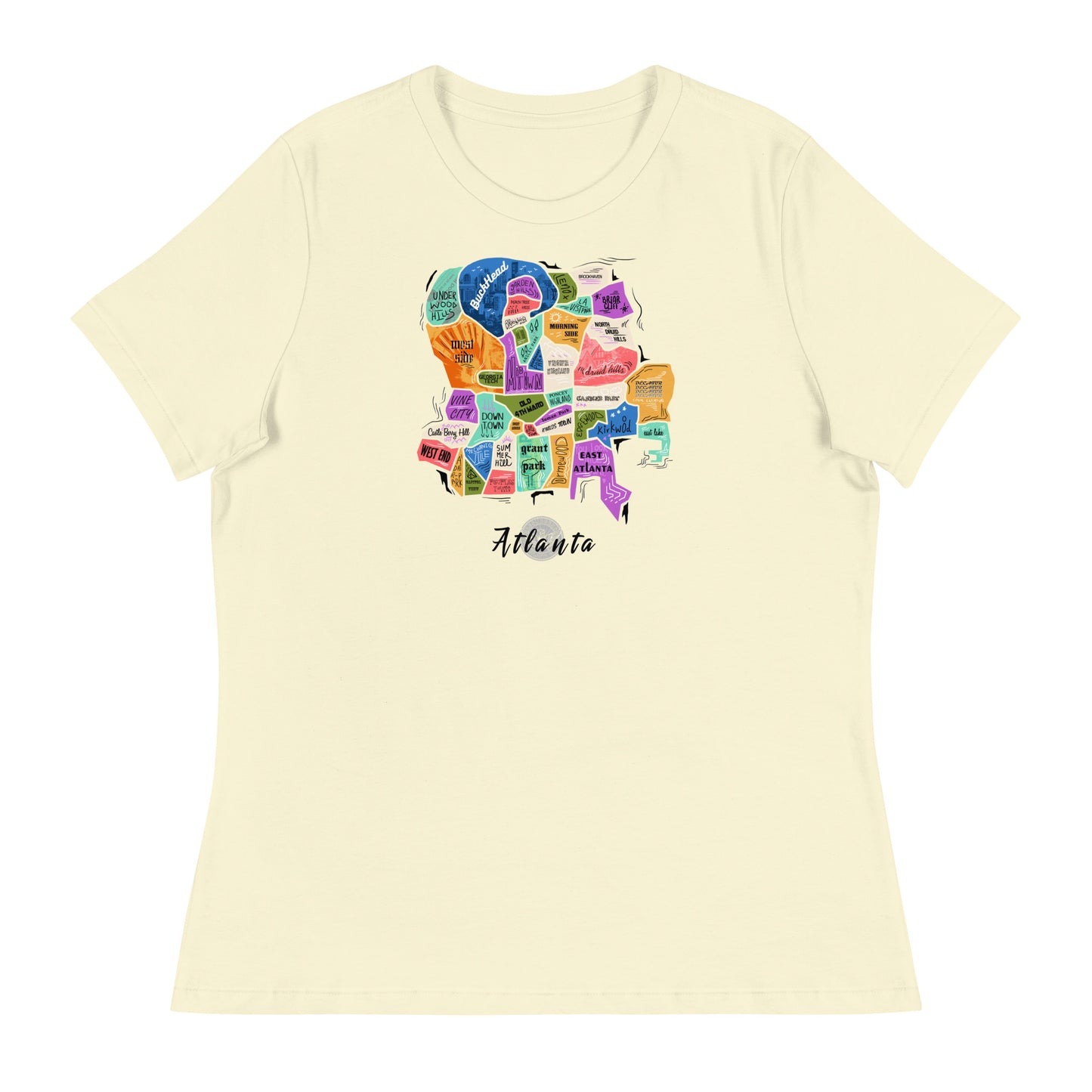 W| ATL Map T-shirt