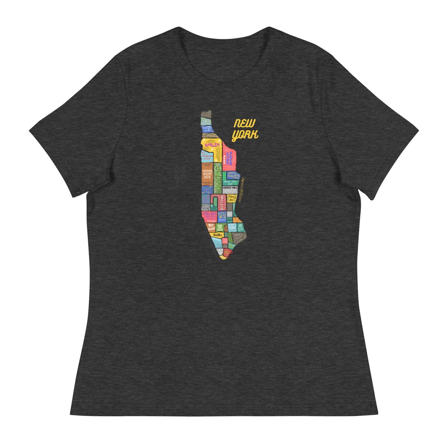 W| NYC Map T-Shirt